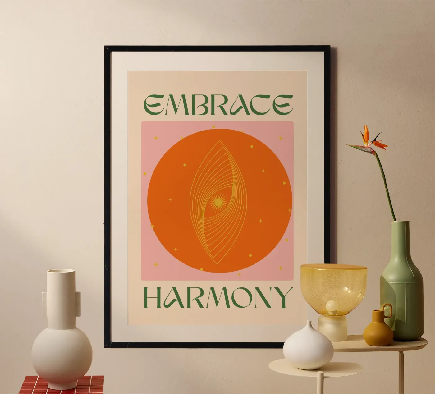 Embrace Harmony poster da PurePeachArt