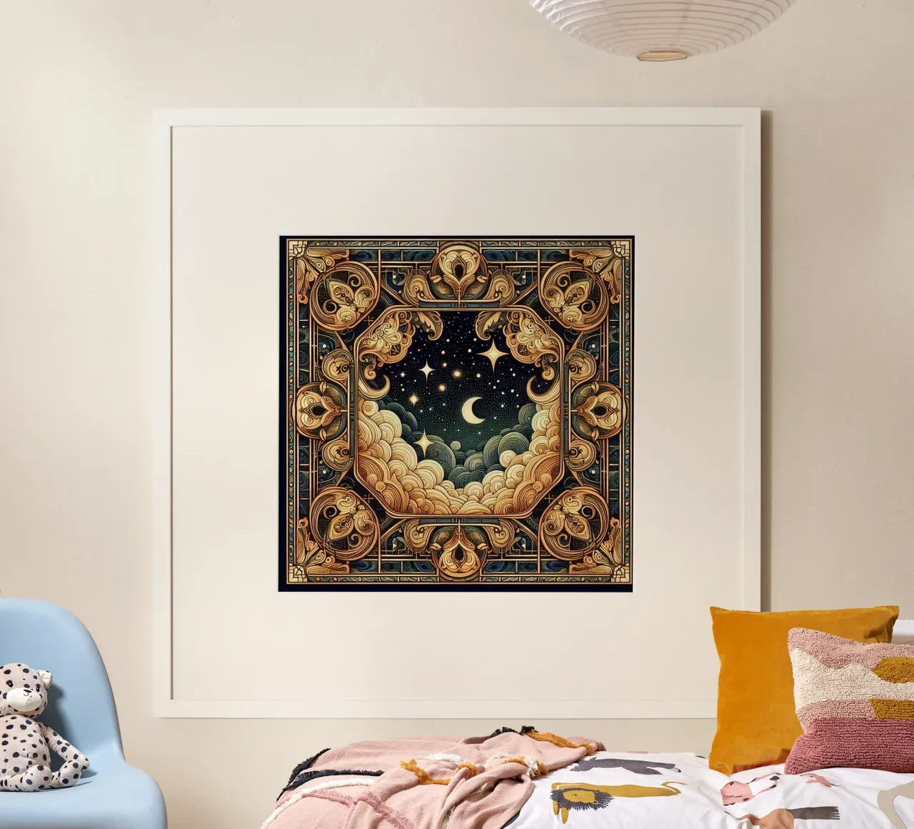 Night Sky poster da Art-Nouveau-Dsg