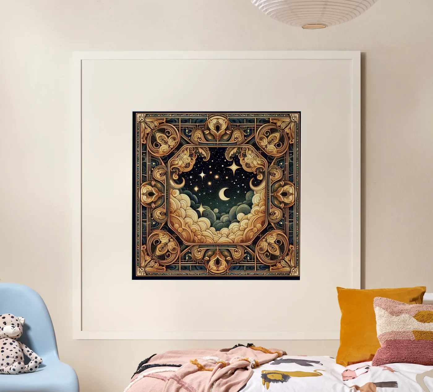 Night Sky poster van Art-Nouveau-Dsg