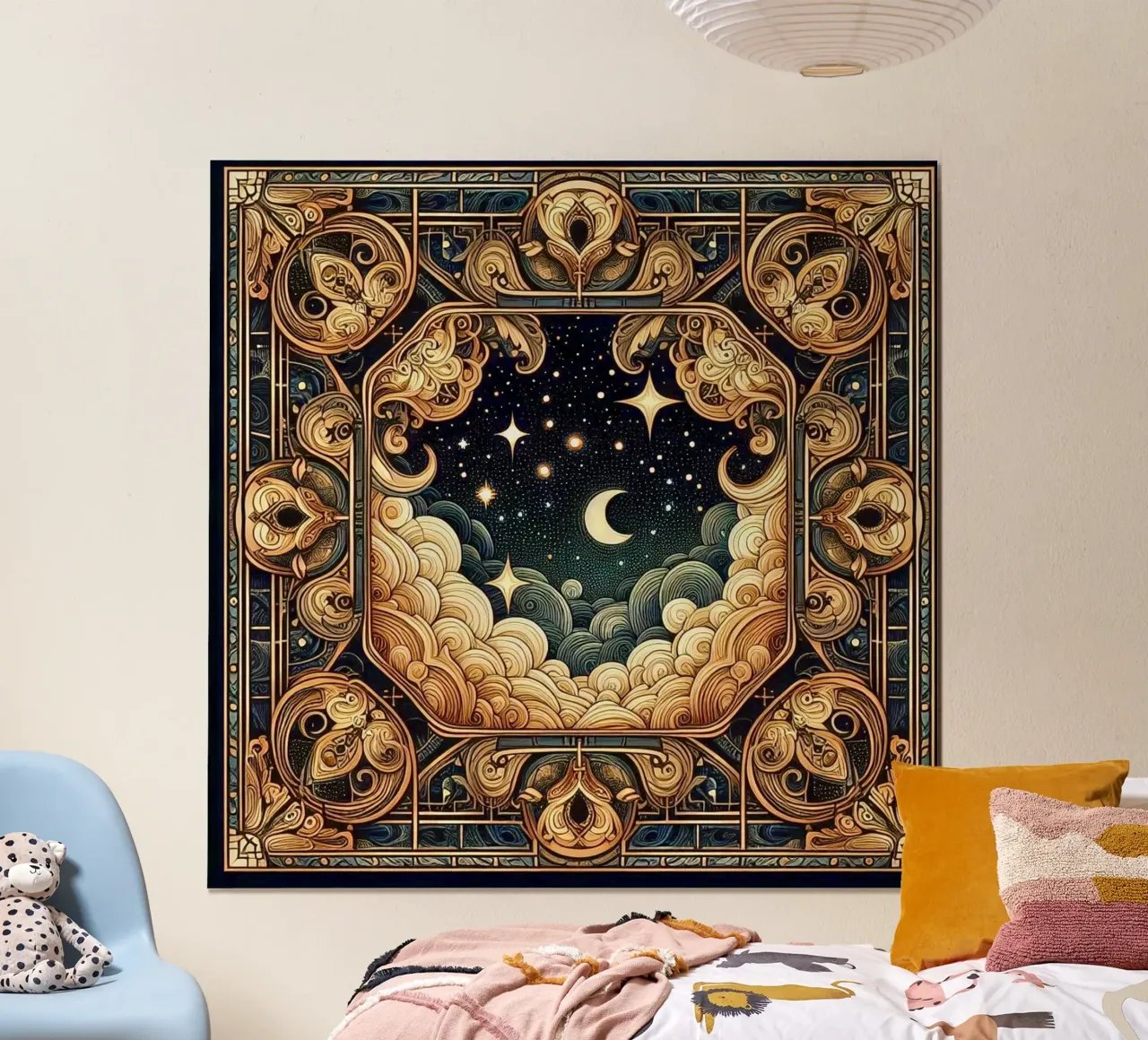 Night Sky poster da Art-Nouveau-Dsg
