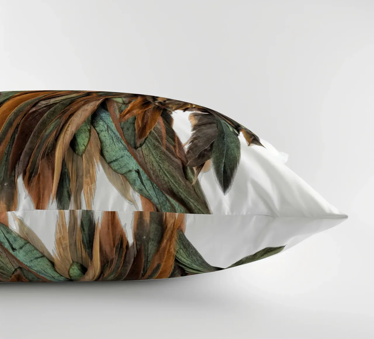 Piume verdi cuscino da Curious Collections by Marielle Leenders