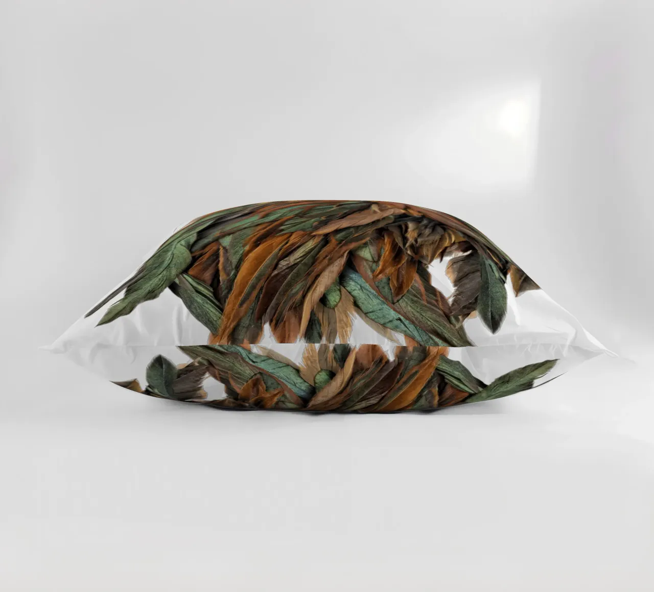 Piume verdi cuscino da Curious Collections by Marielle Leenders