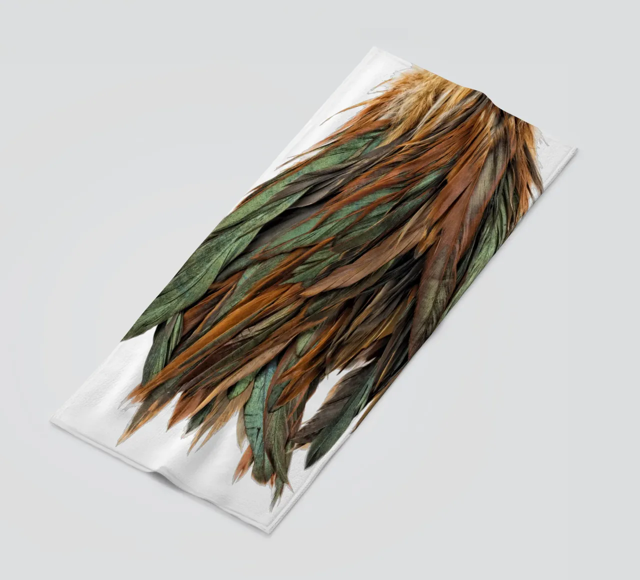 Piume verdi telo mare da Curious Collections by Marielle Leenders