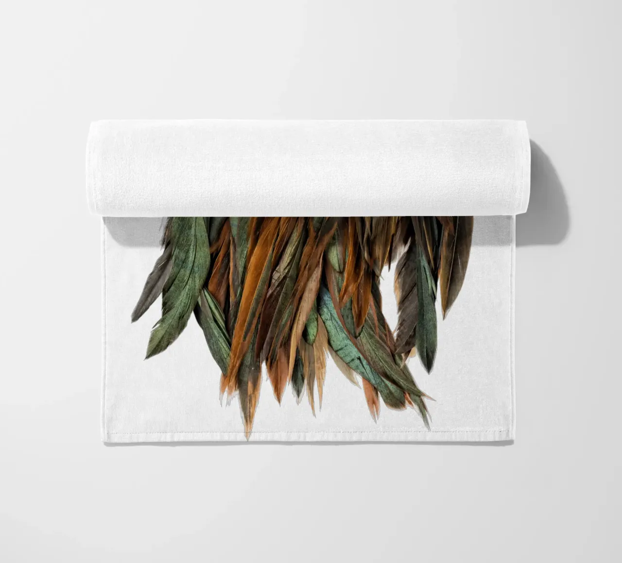 Piume verdi telo mare da Curious Collections by Marielle Leenders