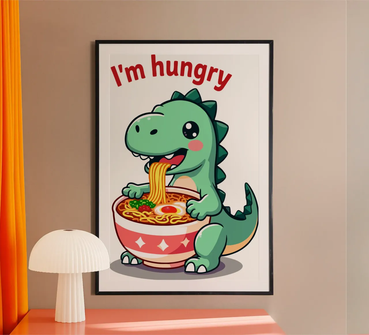 come un dinosauro poster da artdesign1985
