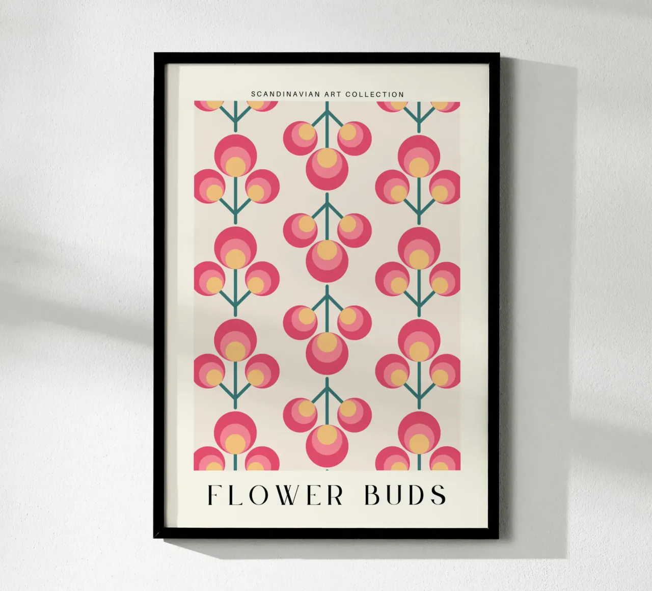 Colección de Arte Escandinavo - Impresión Capullos de flores poster de Studio Mooodz