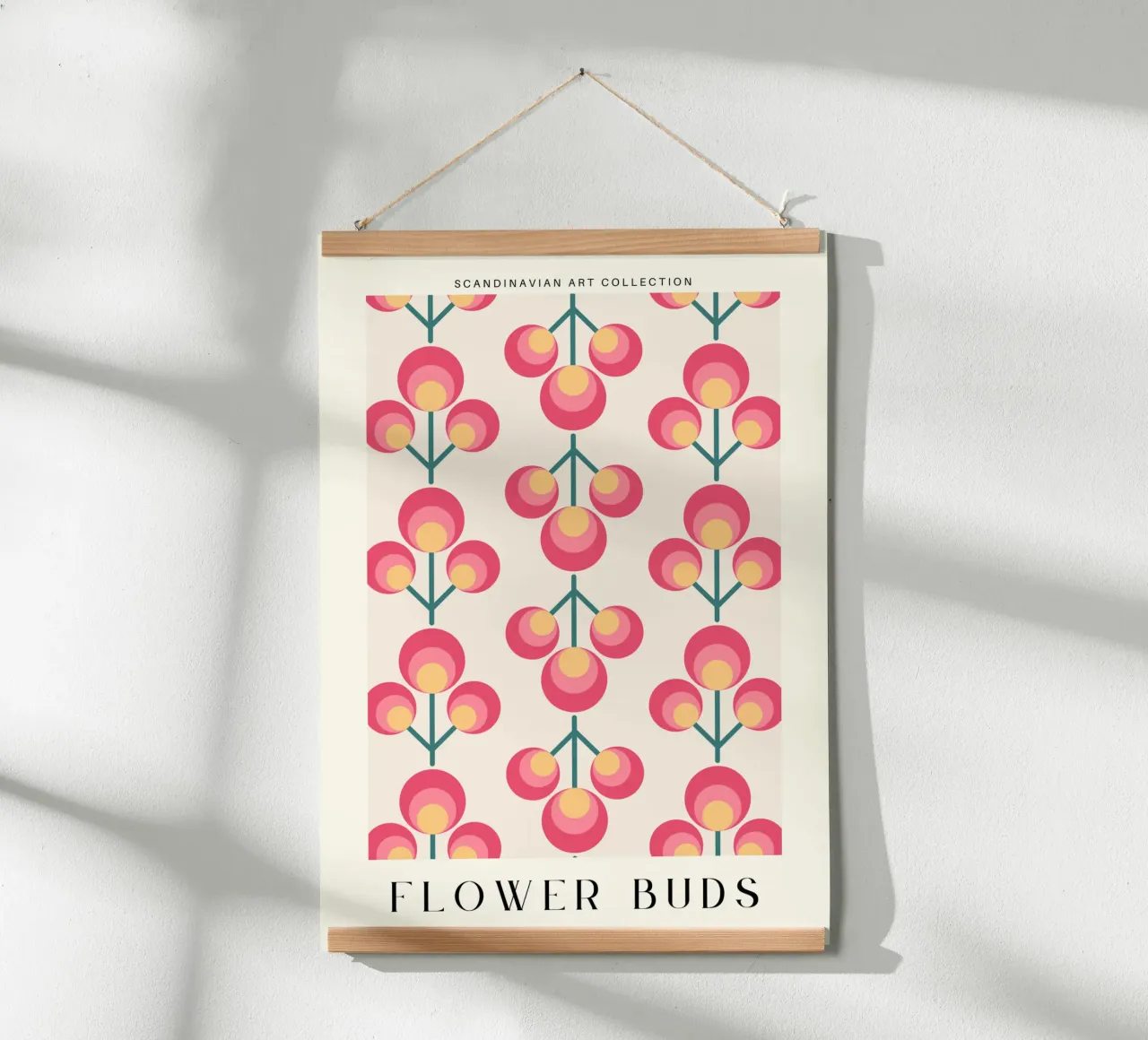 Colección de Arte Escandinavo - Impresión Capullos de flores poster de Studio Mooodz