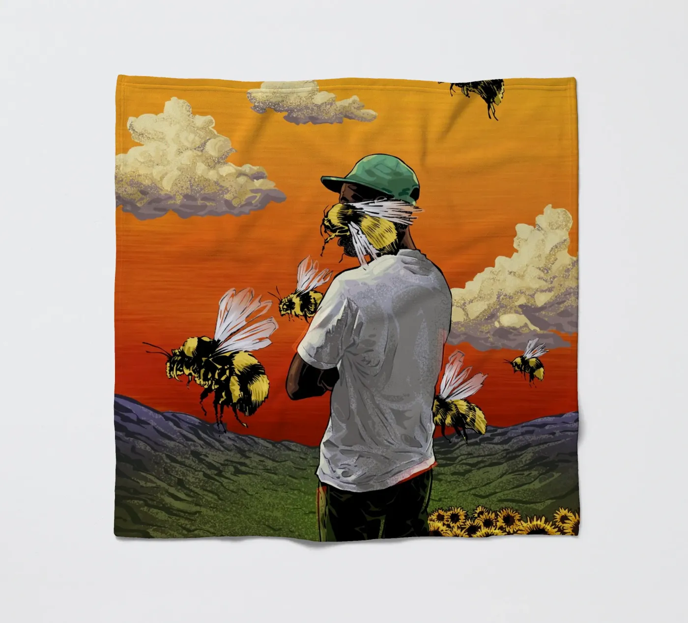 Flower Boy coperta in pile da nabakumov