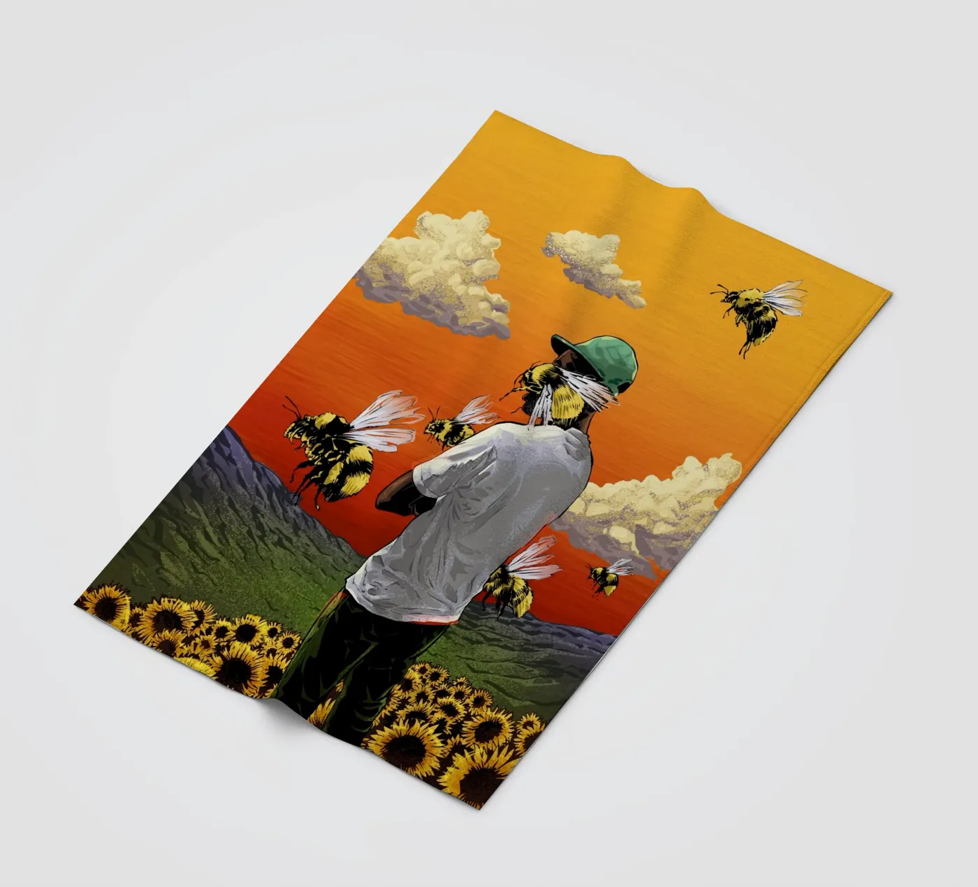 Flower Boy Fleecedecke von nabakumov