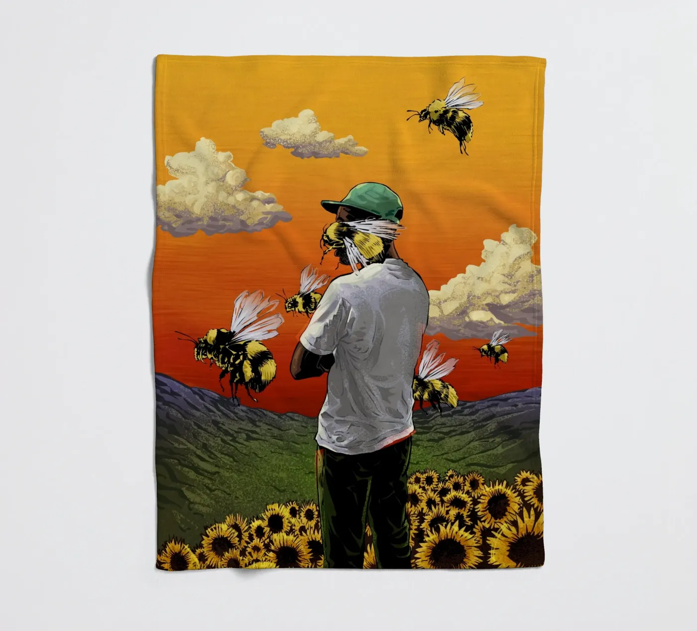 Flower Boy coperta in pile da nabakumov