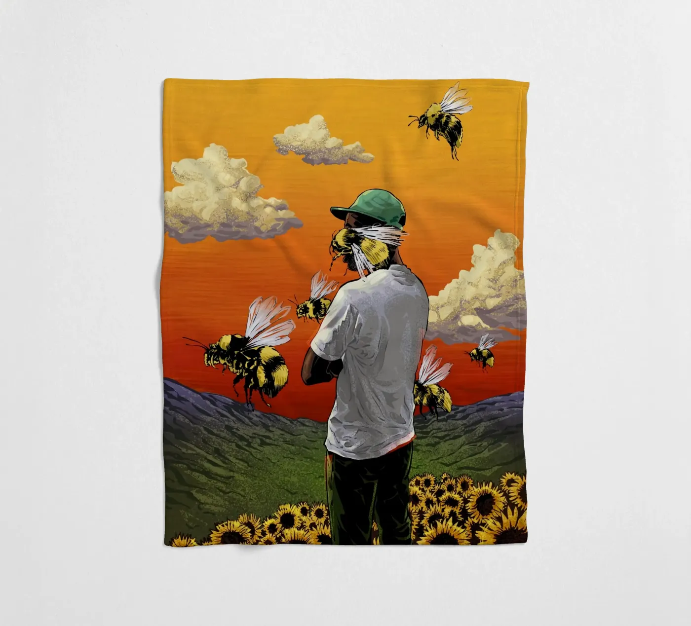 Flower Boy Fleecedecke von nabakumov