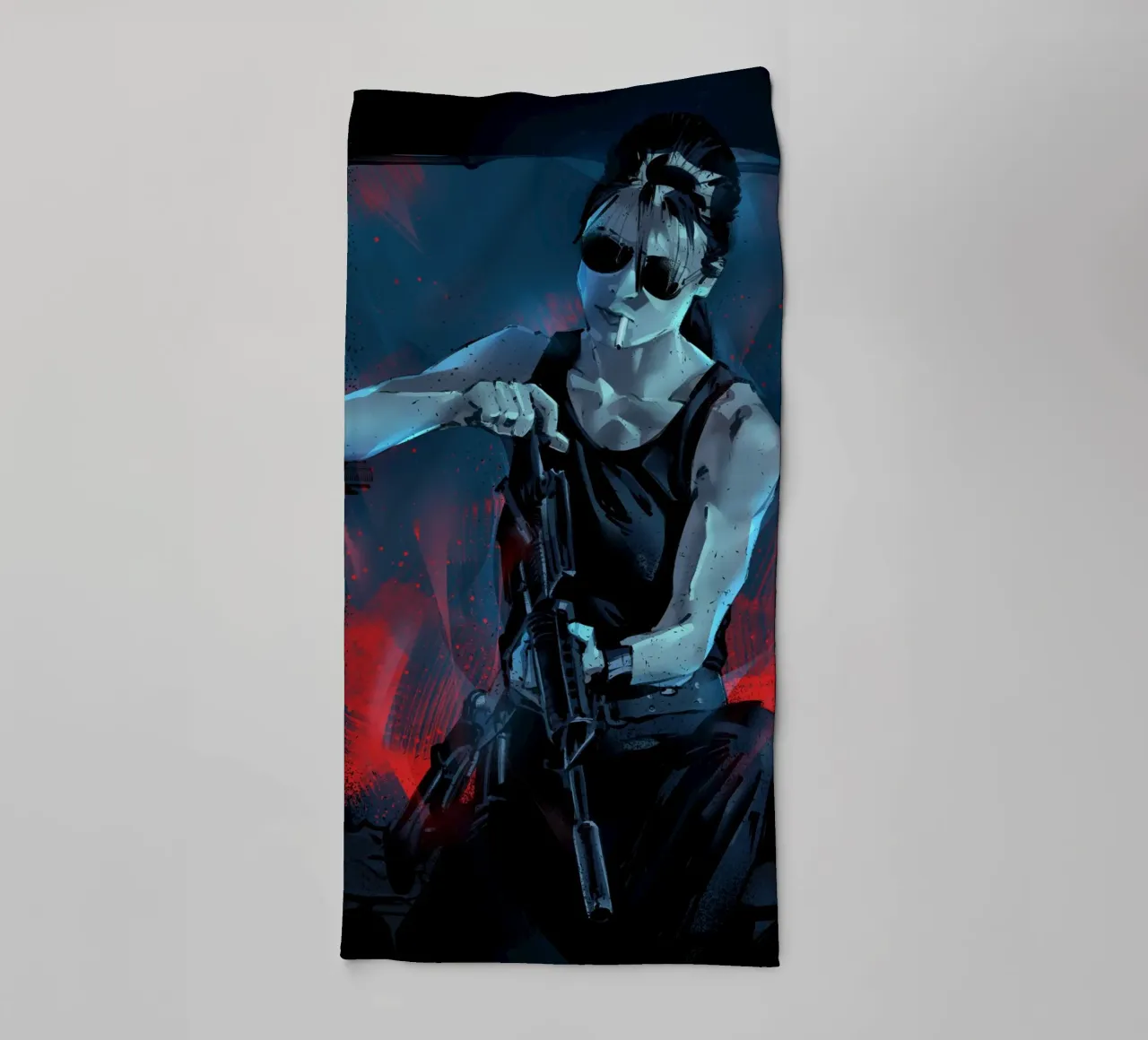 Sarah Connor asciugamano da bagno da nabakumov