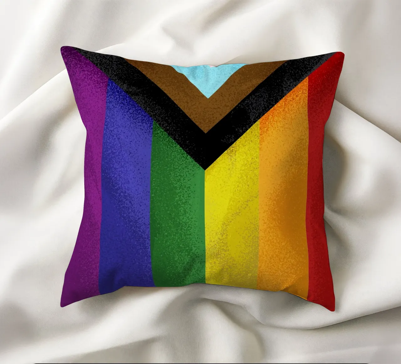 Pride Flag decorative cushion by nabakumov