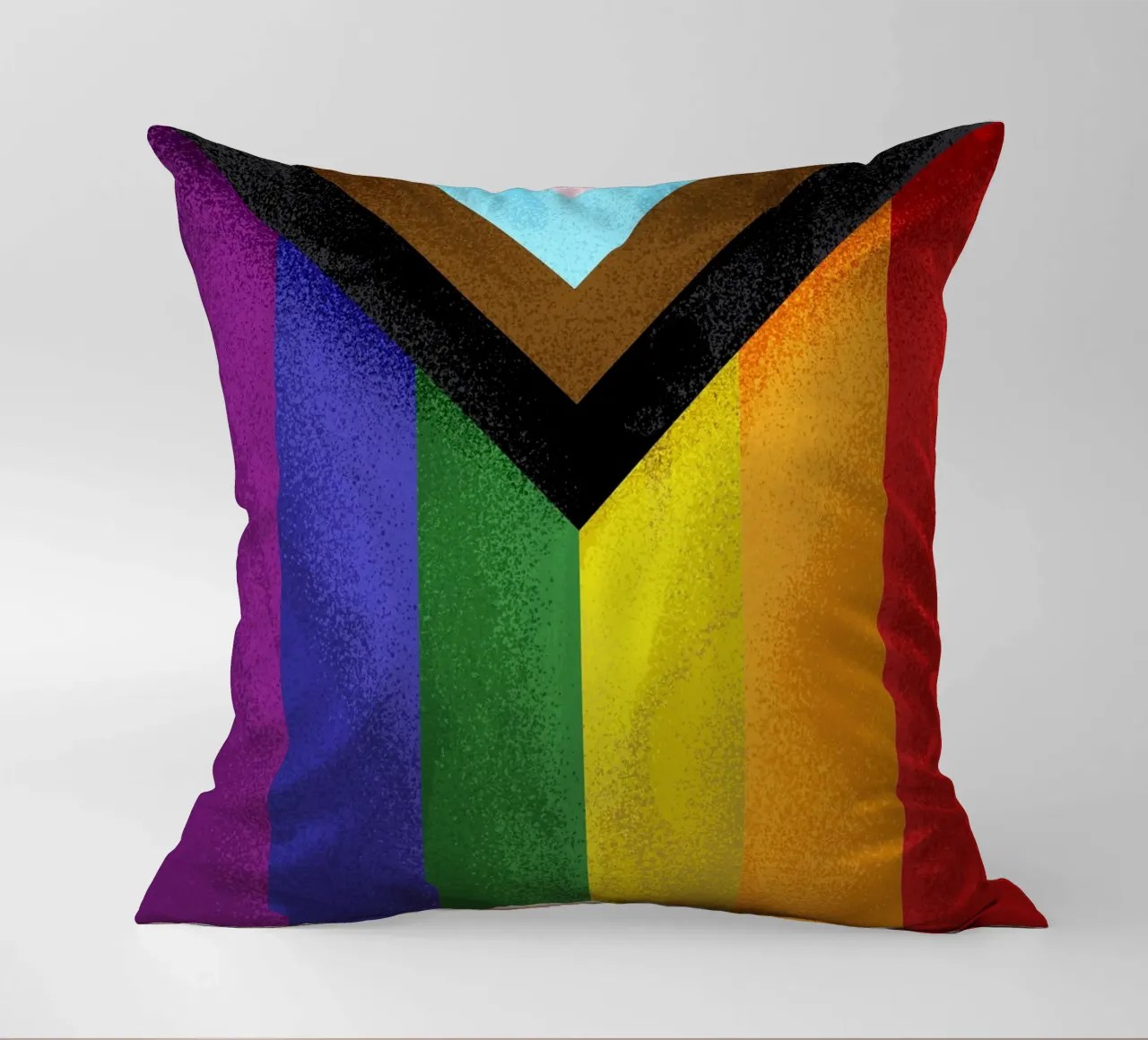 Pride Flag decorative cushion by nabakumov