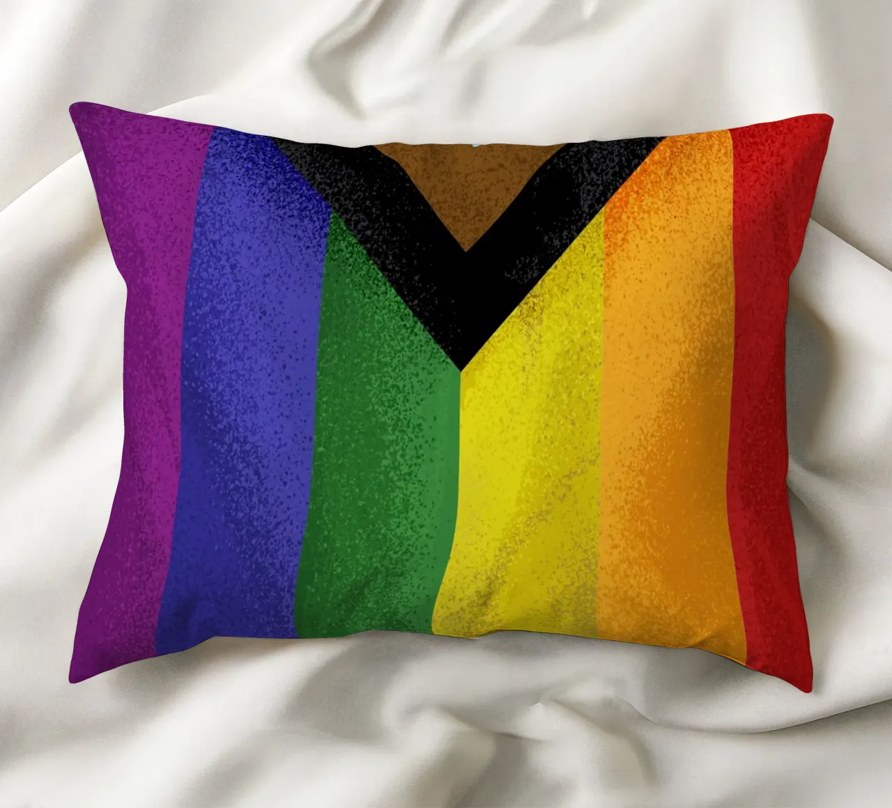 Pride Flag decorative cushion by nabakumov