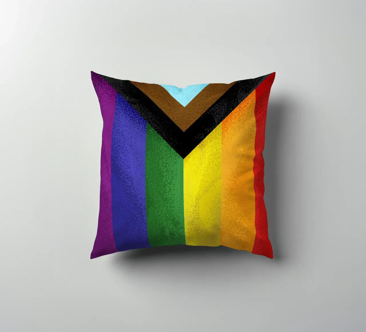 Pride Flag decorative cushion by nabakumov
