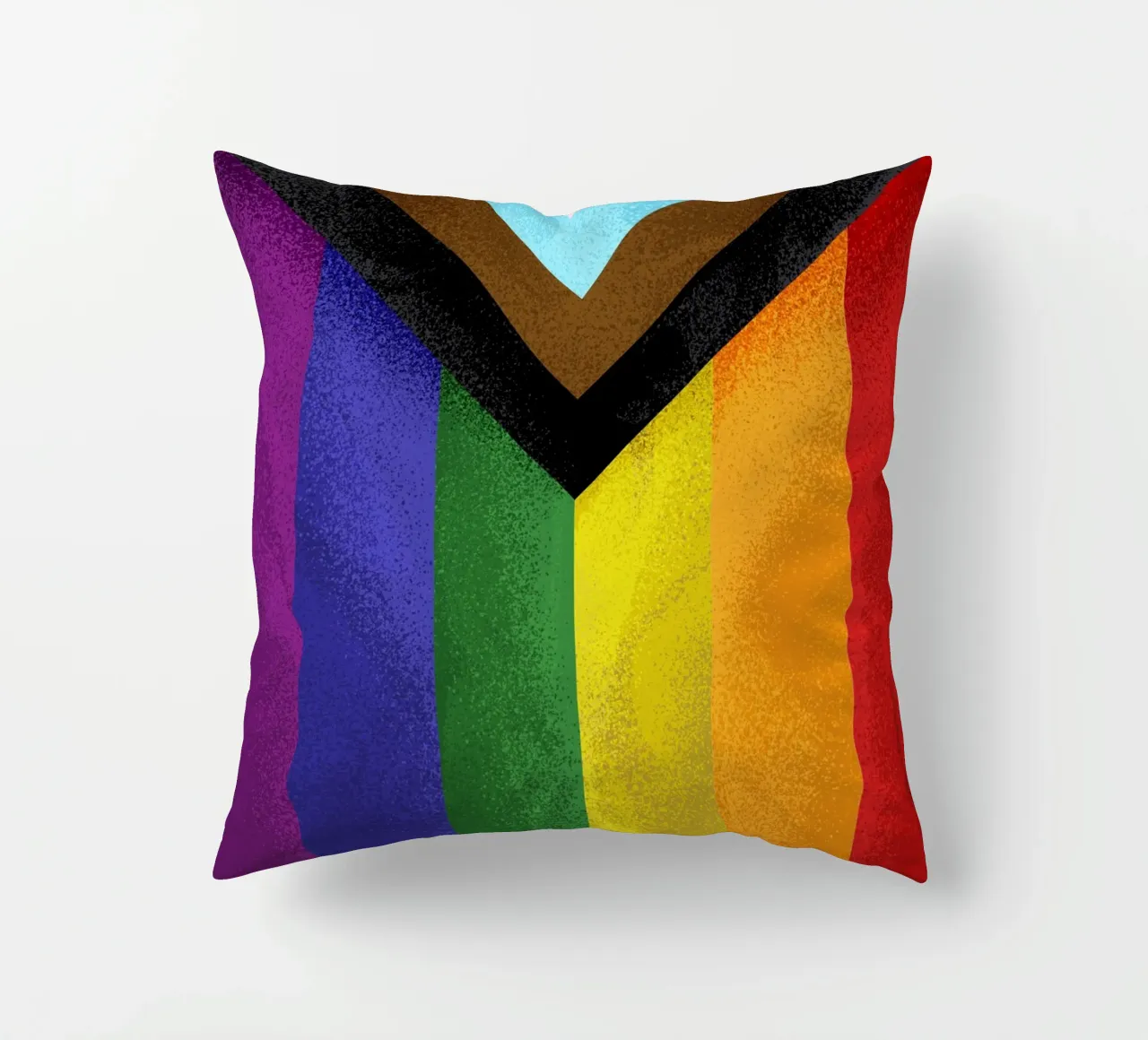 Pride Flag decorative cushion by nabakumov