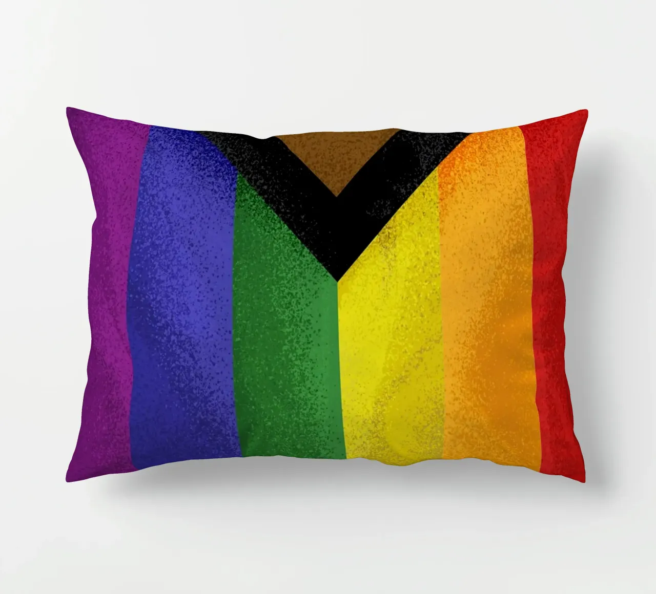 Pride Flag decorative cushion by nabakumov