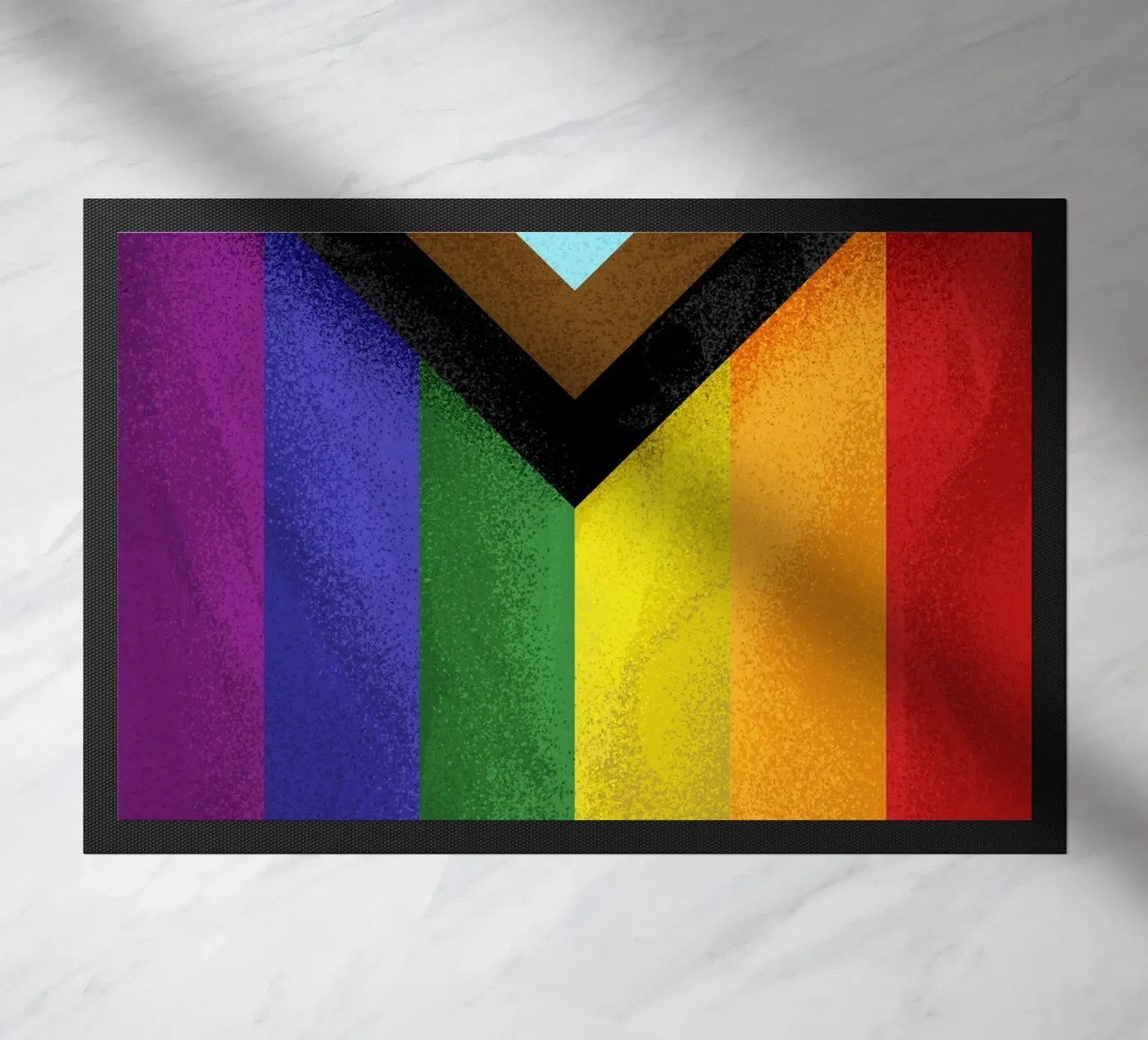 Pride Flag doormat by nabakumov