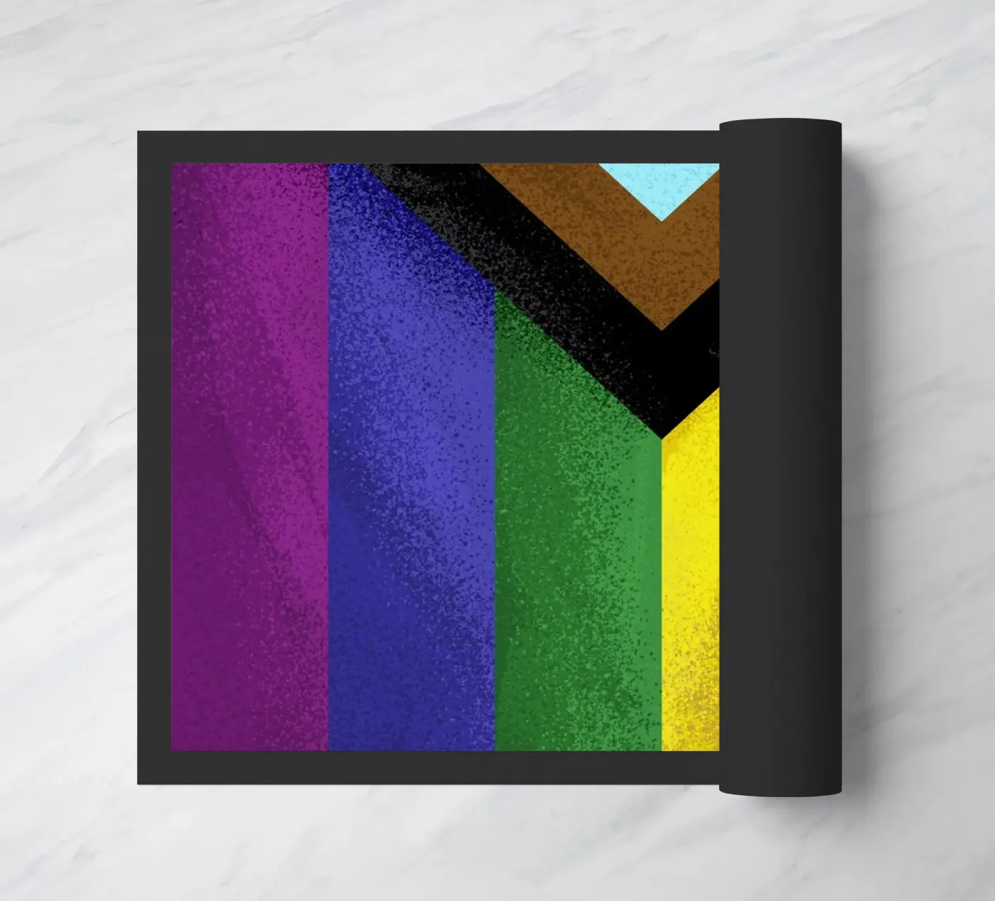 Pride Flag doormat by nabakumov