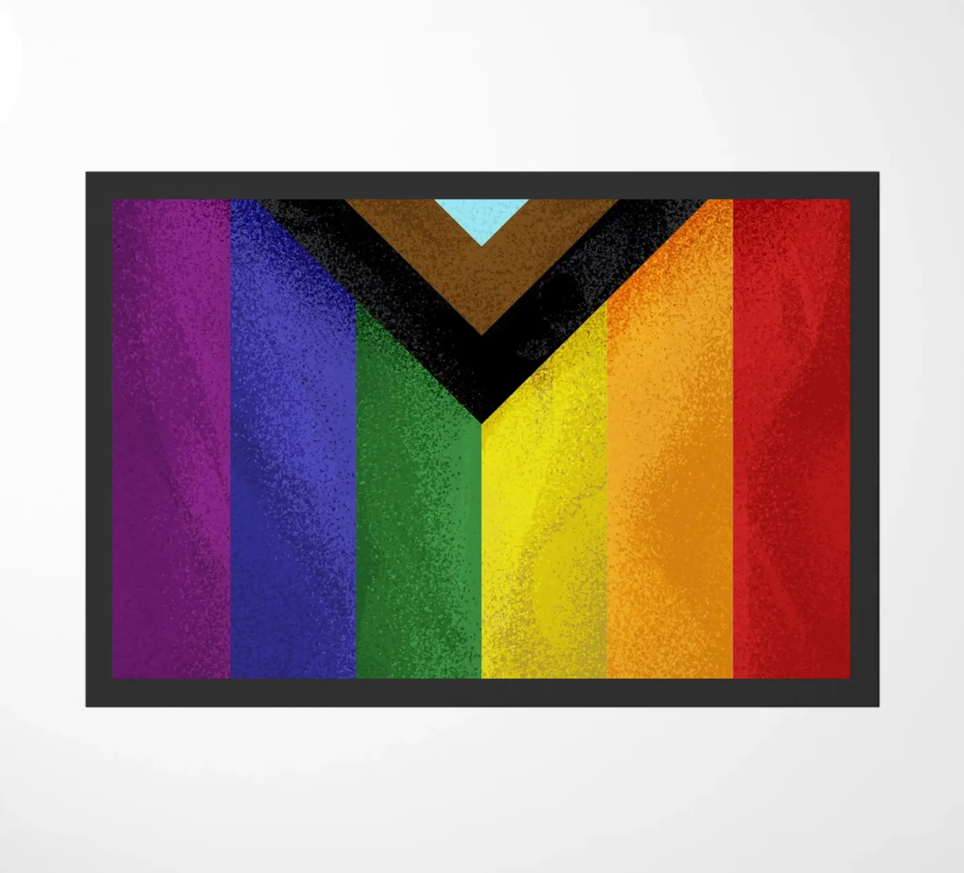 Pride Flag doormat by nabakumov