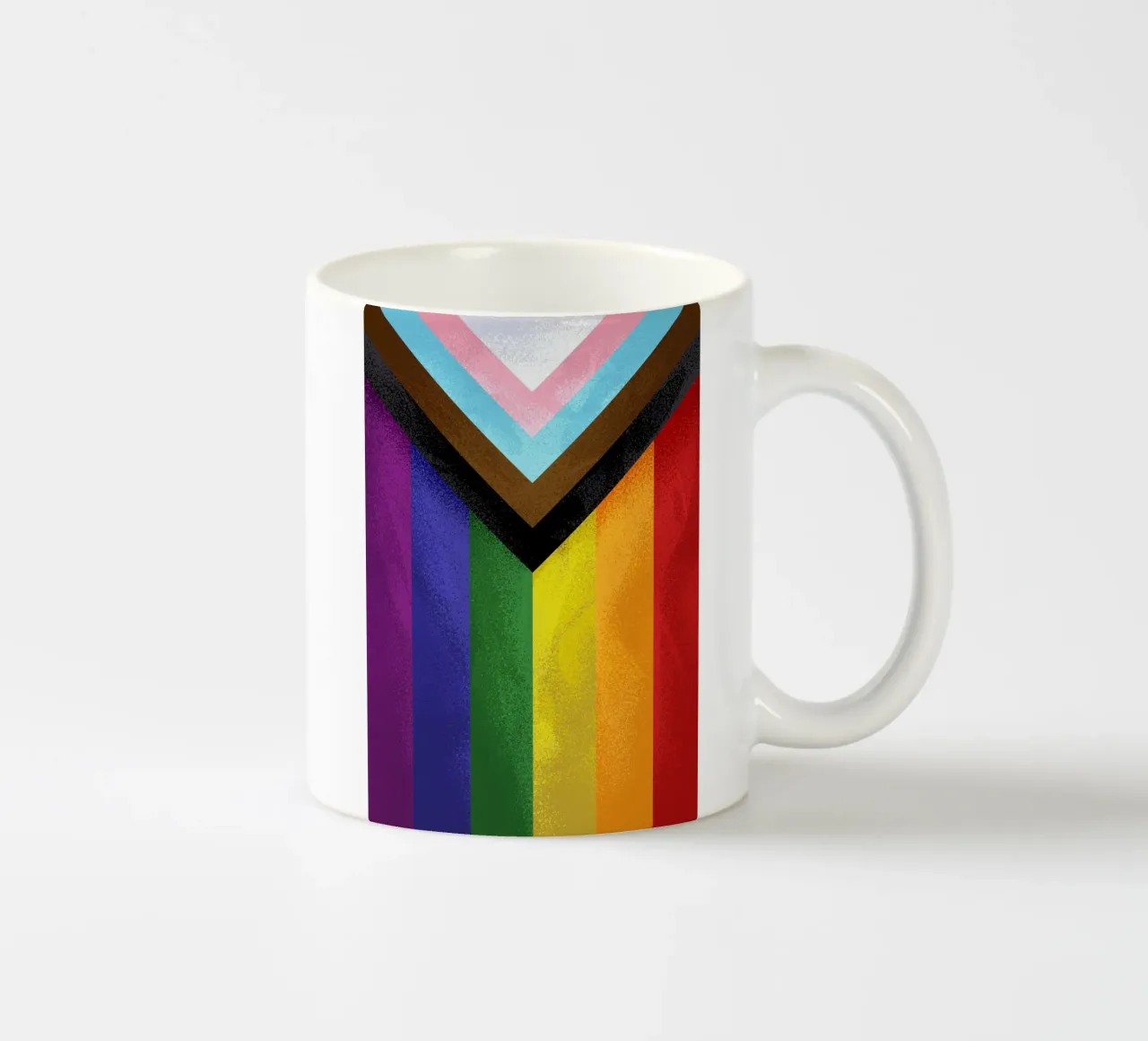 Pride Flag ceramic mug by nabakumov