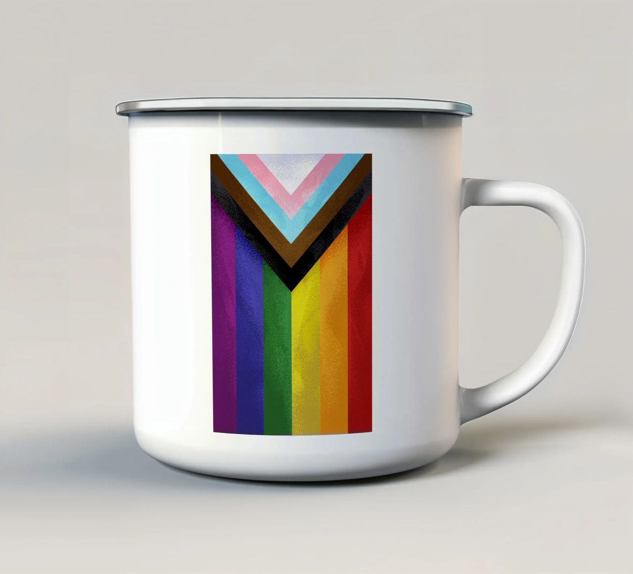 Pride Flag tazza in smalto da nabakumov