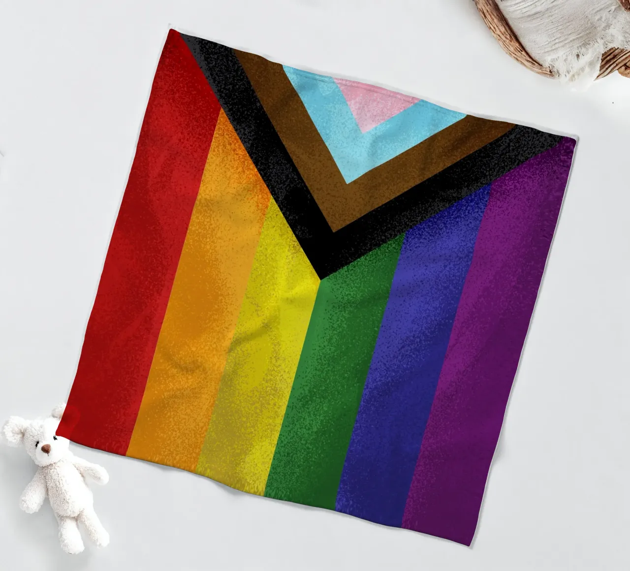 Pride Flag Fleecedecke von nabakumov