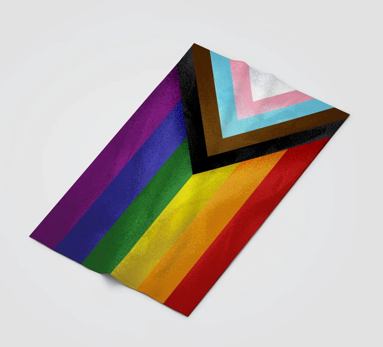 Pride Flag Fleecedecke von nabakumov