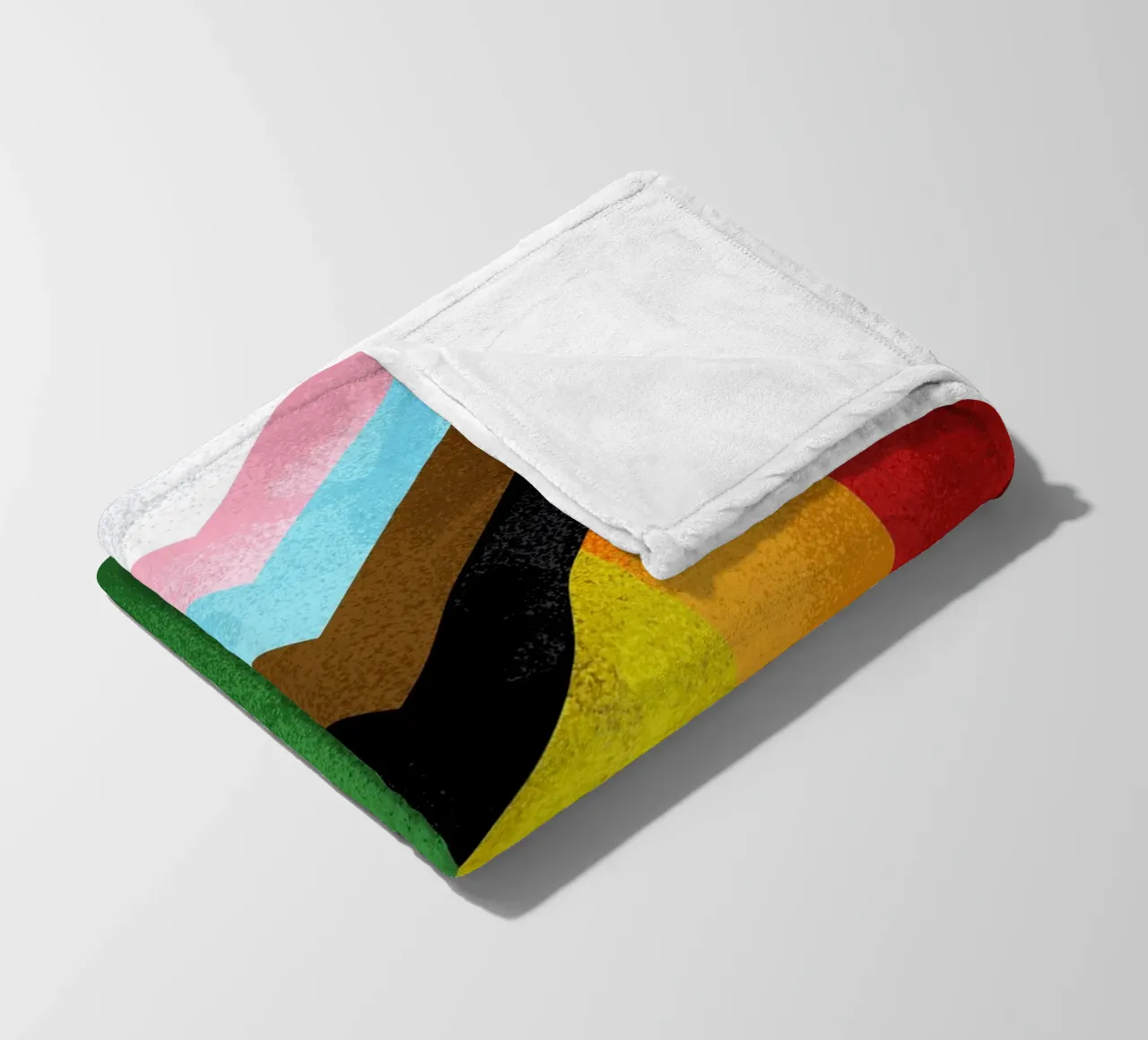 Pride Flag Fleecedecke von nabakumov