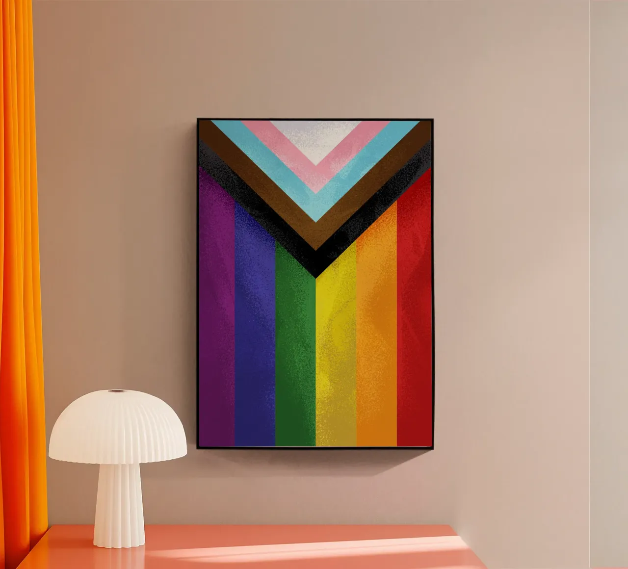 Pride Flag plexiglas de nabakumov