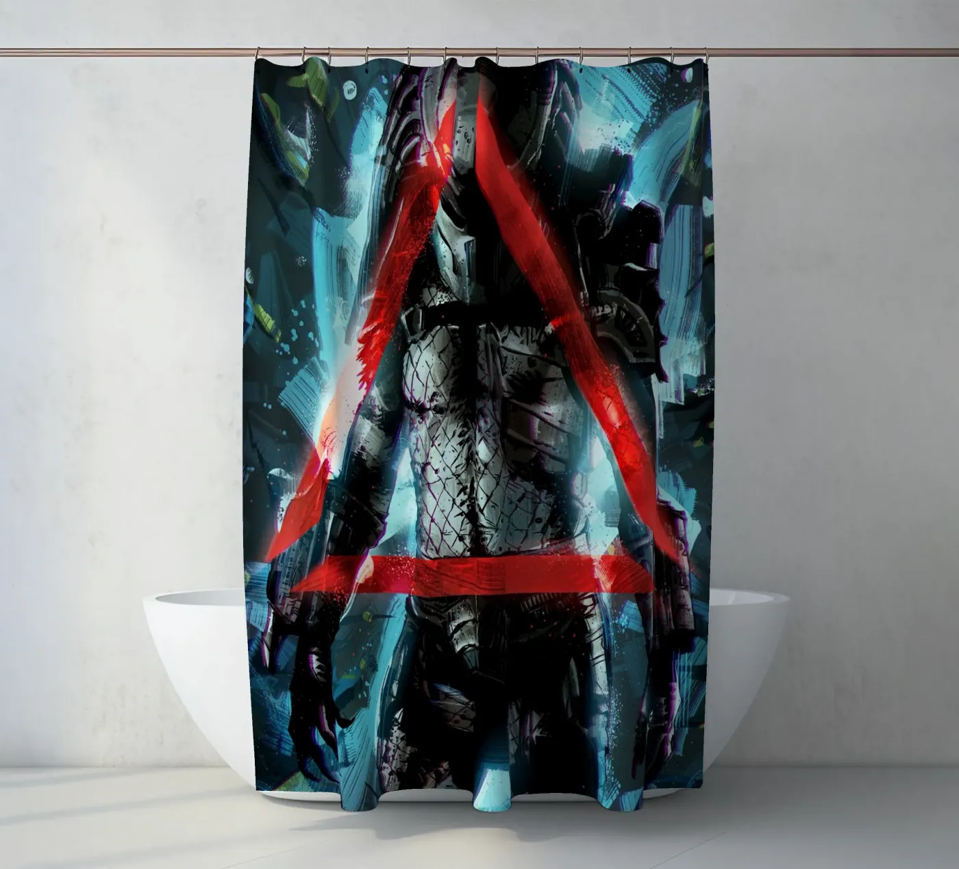 Predator douchegordijn van nabakumov