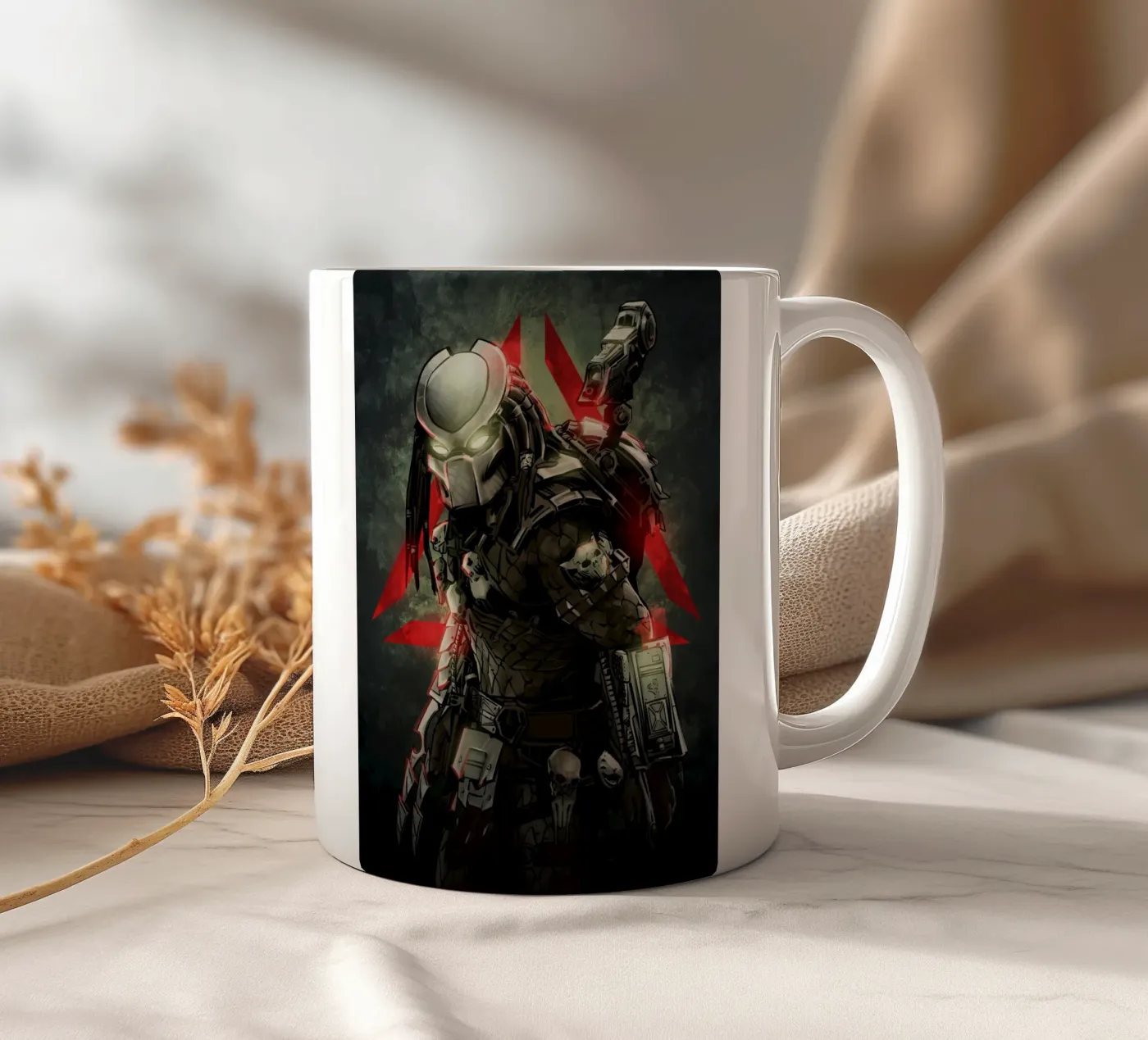 Predator ceramic mug by nabakumov
