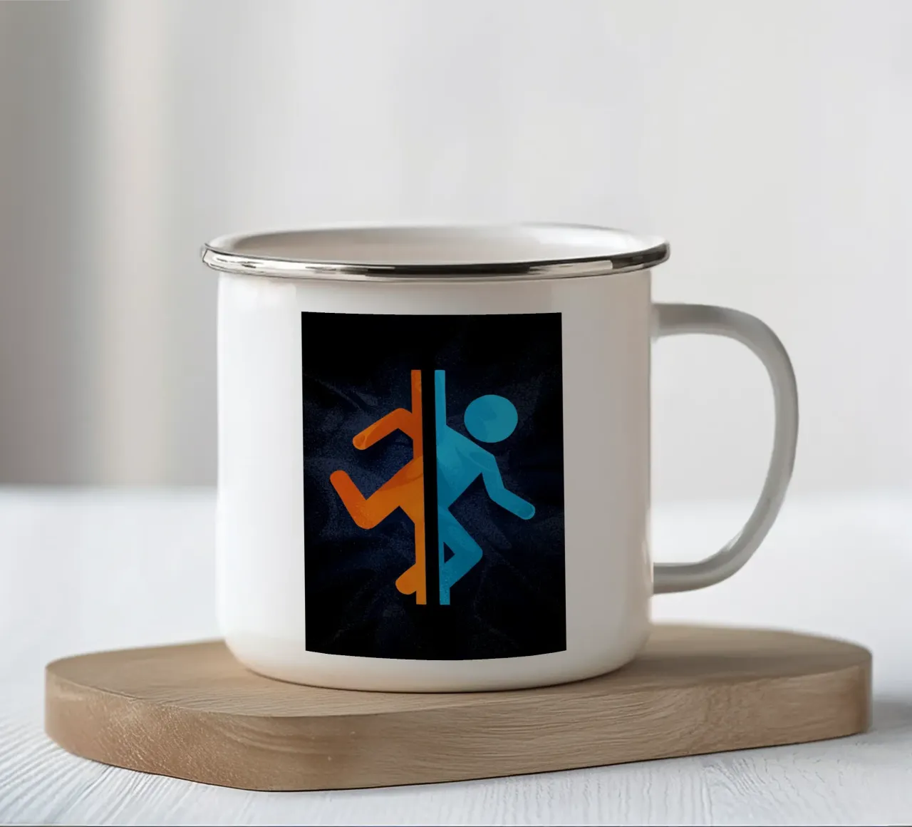 Portal tazza in smalto da nabakumov