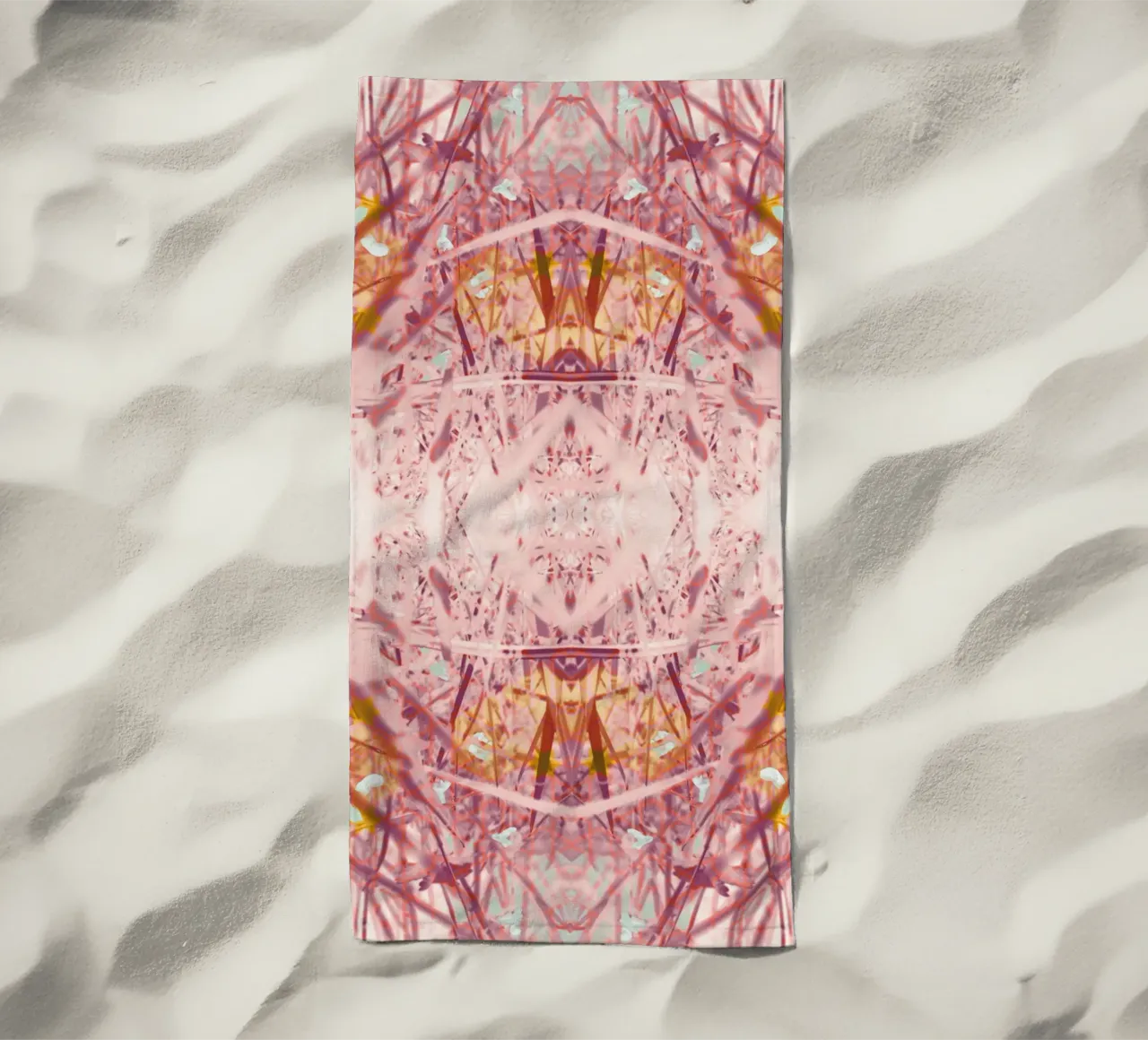 Gartenmuster violett telo mare da Mandy Becker Photography