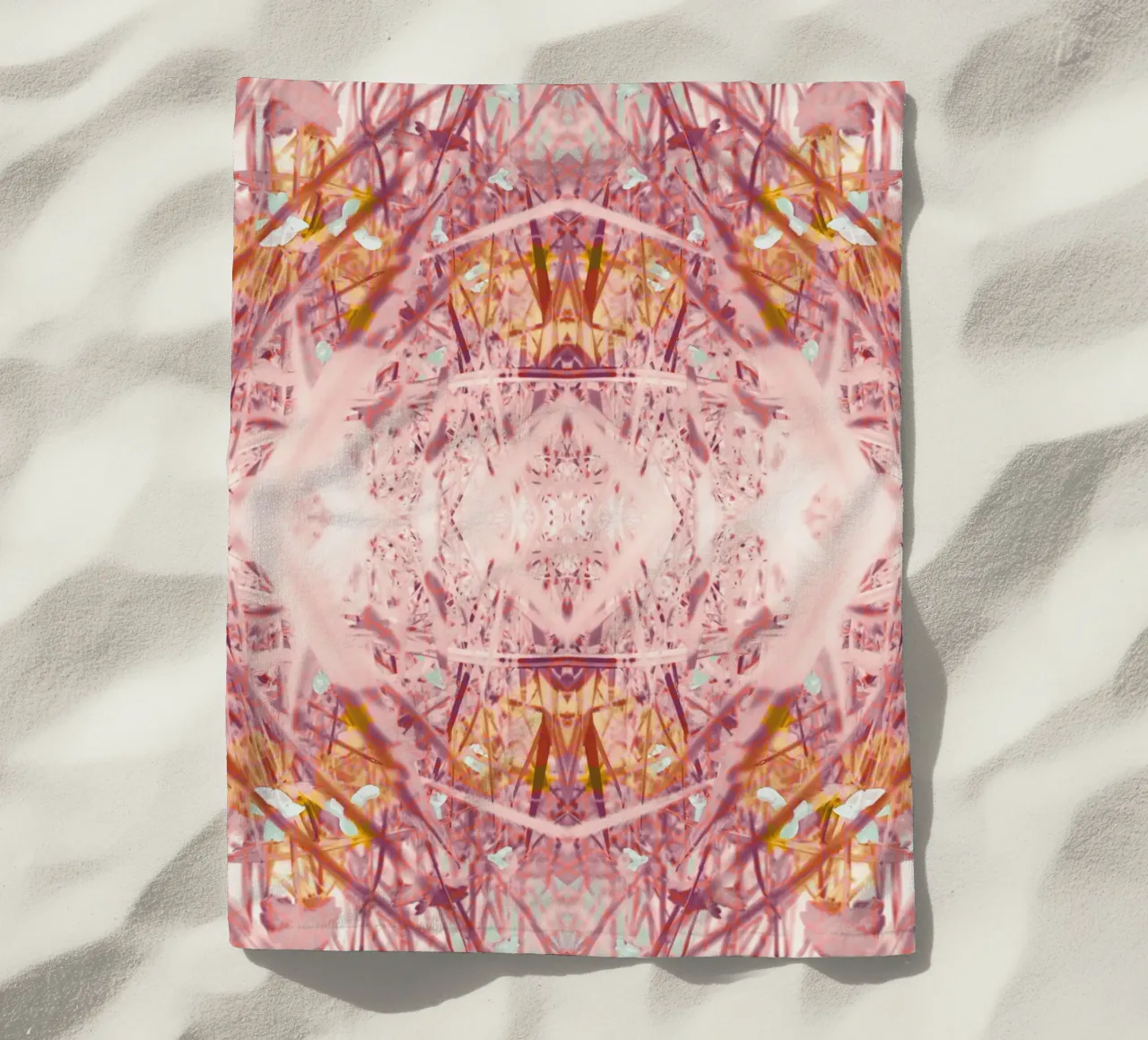 Gartenmuster violett telo mare da Mandy Becker Photography