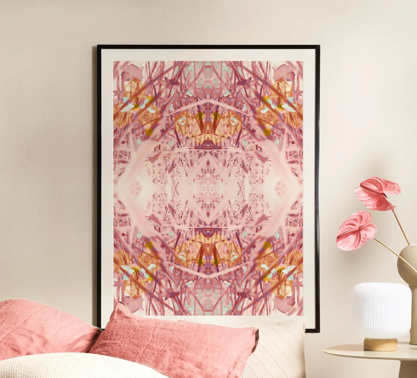 Gartenmuster violett poster da Mandy Becker Photography