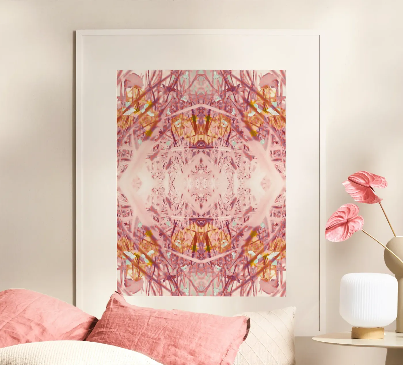 Gartenmuster violett poster da Mandy Becker Photography