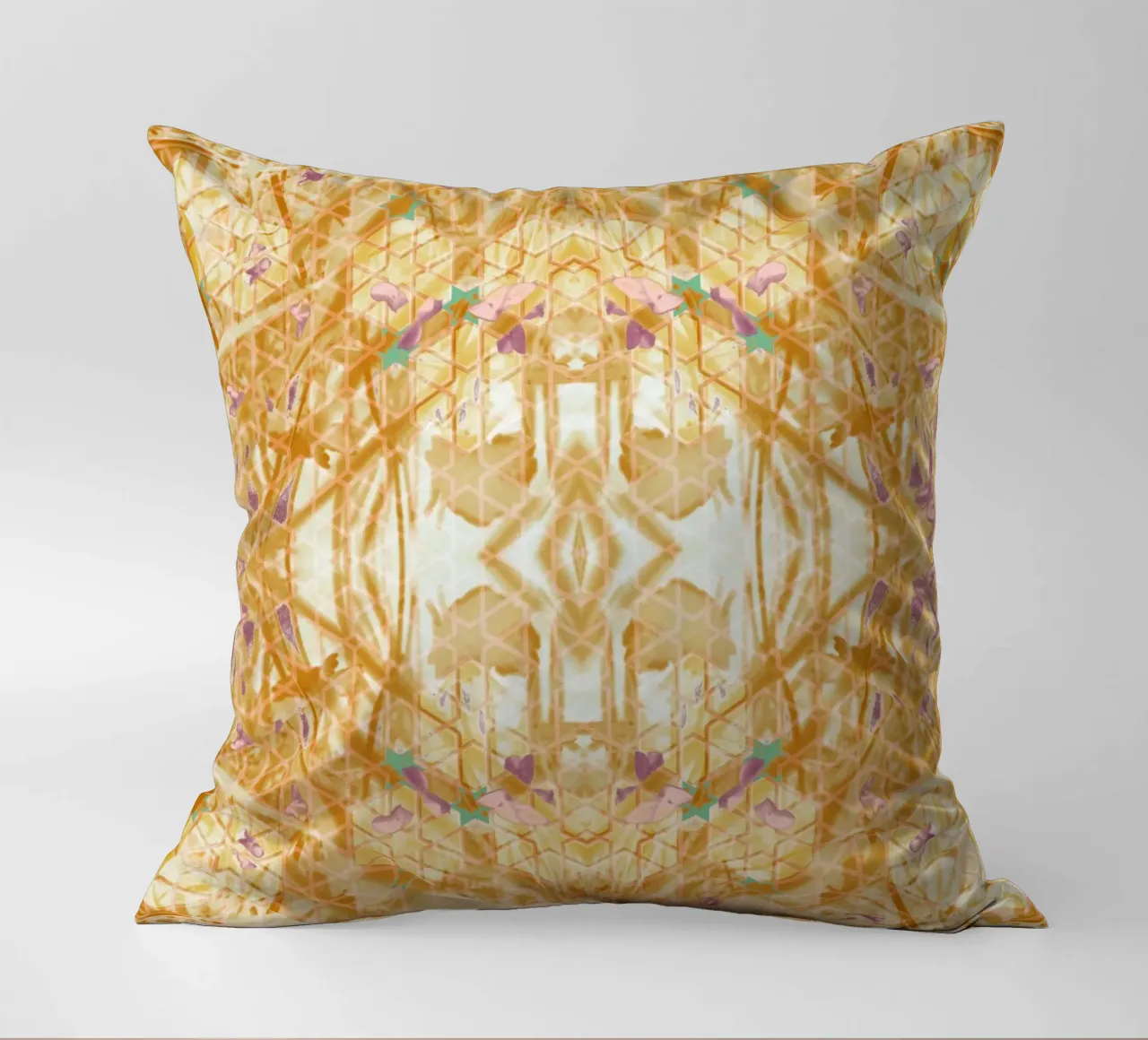 Gartenmuster gold cuscino da Mandy Becker Photography