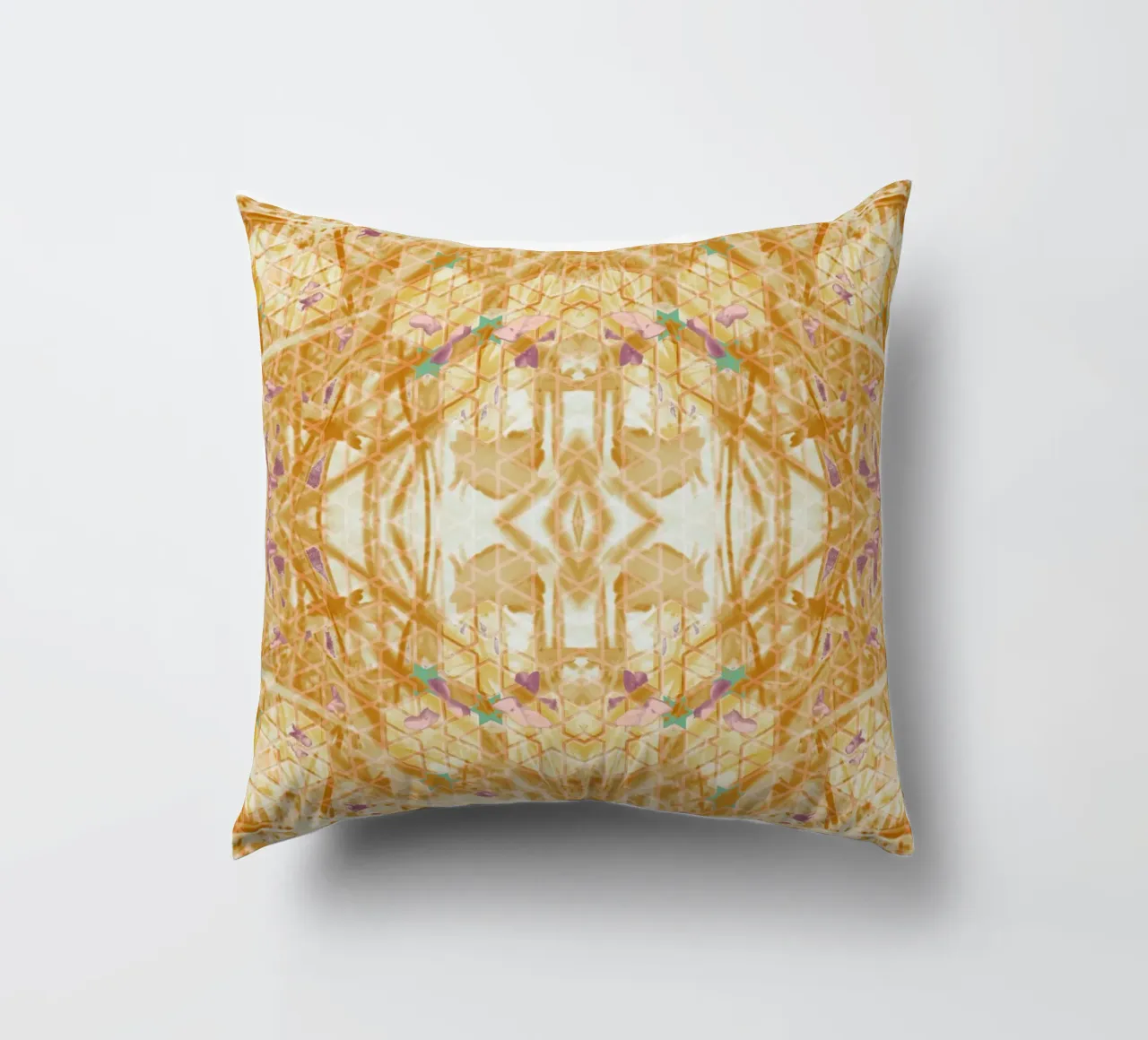 Gartenmuster gold cuscino da Mandy Becker Photography