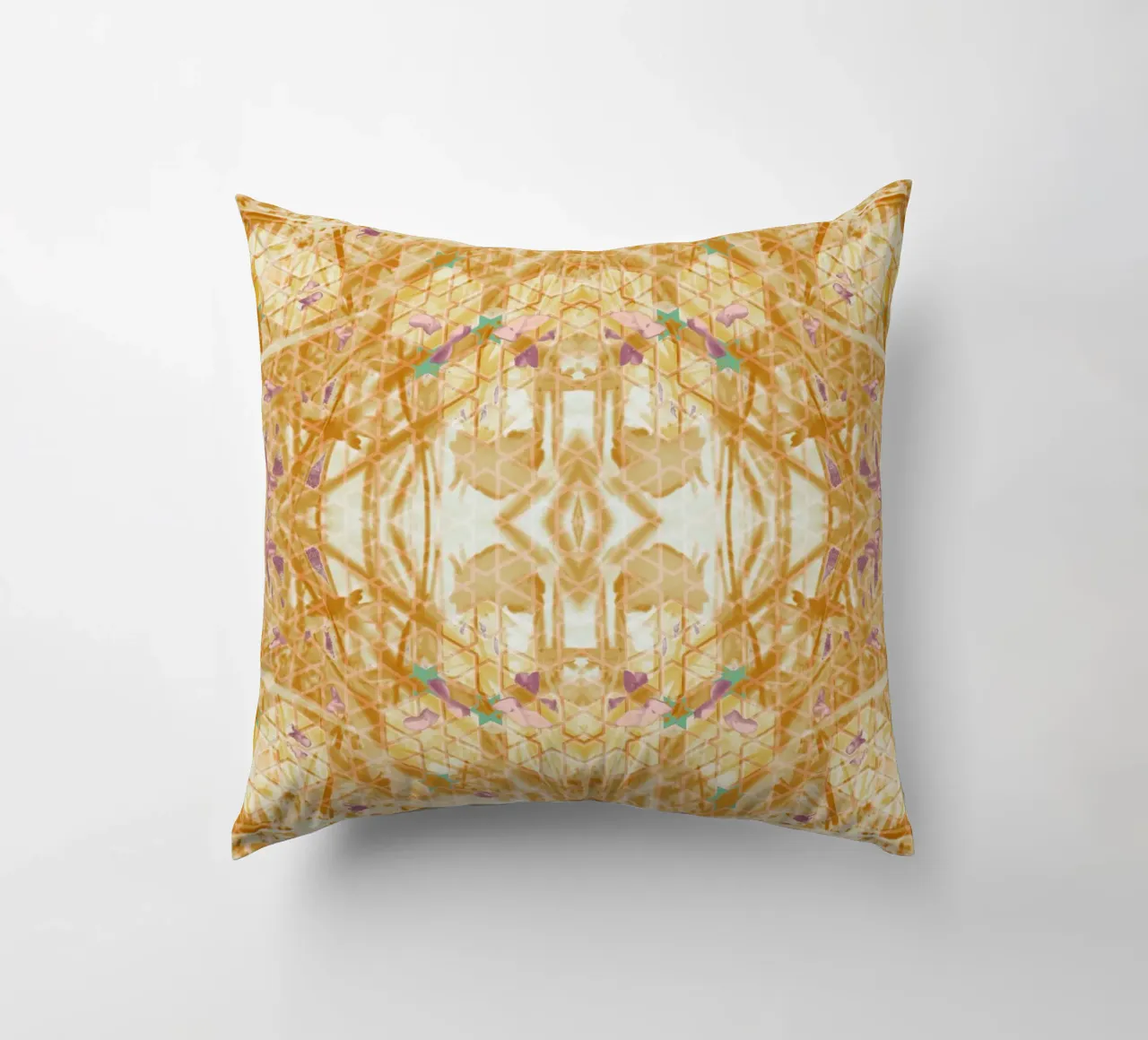Gartenmuster gold cuscino da Mandy Becker Photography