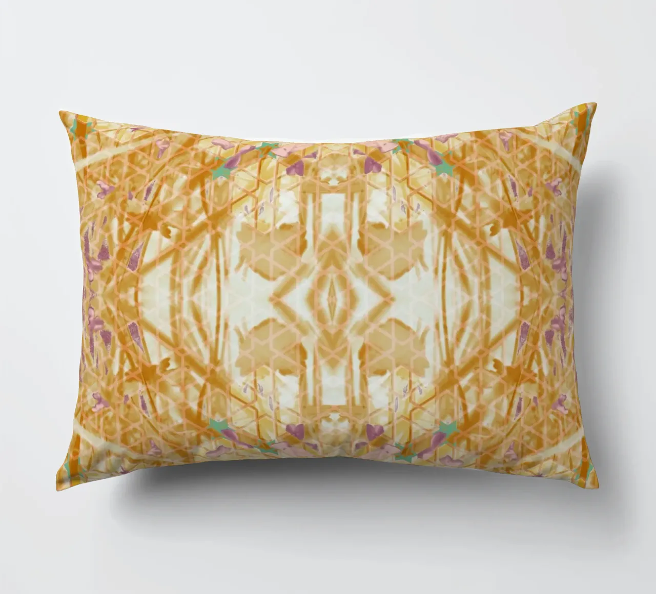 Gartenmuster gold cuscino da Mandy Becker Photography