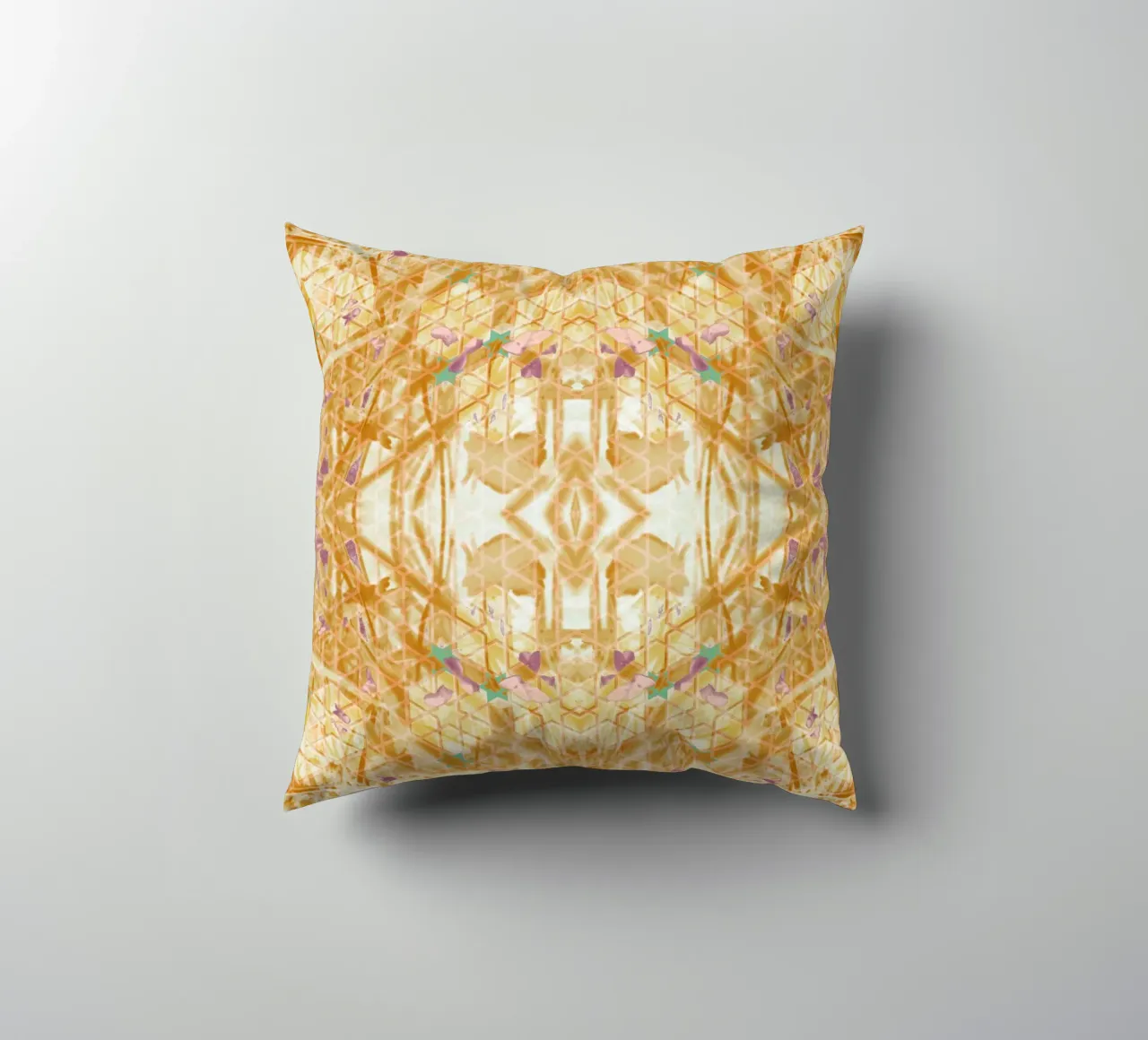Gartenmuster gold cuscino da Mandy Becker Photography