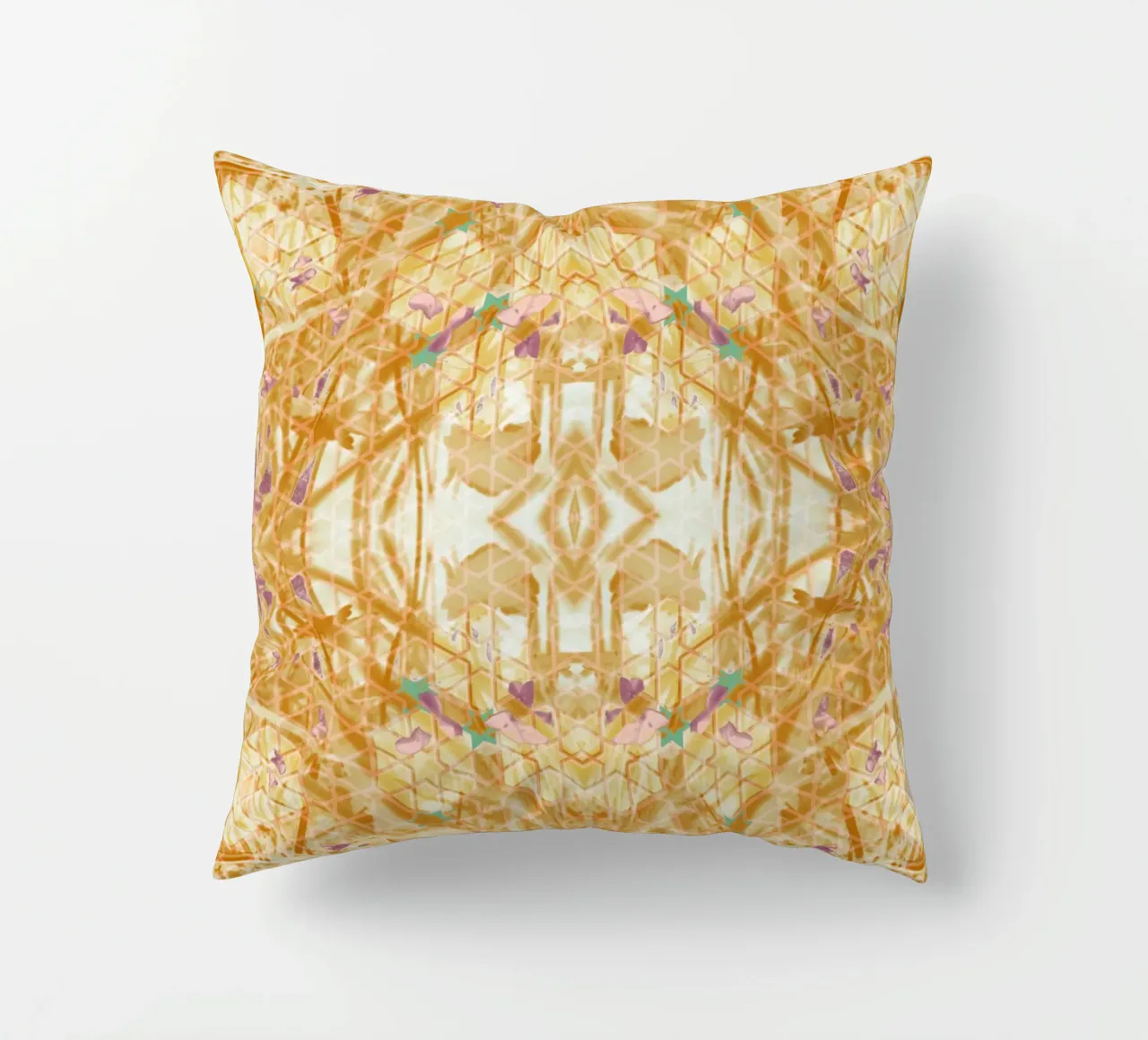 Gartenmuster gold cuscino da Mandy Becker Photography