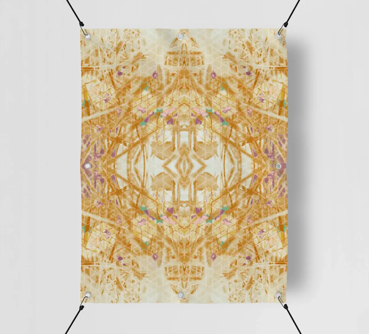 Gartenmuster gold telo in pvc da Mandy Becker Photography