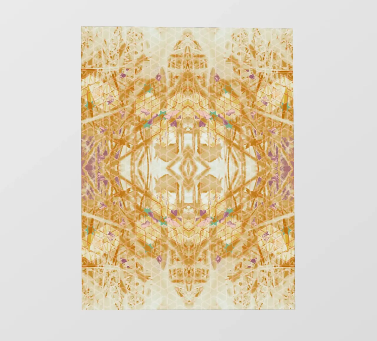 Gartenmuster gold telo in pvc da Mandy Becker Photography