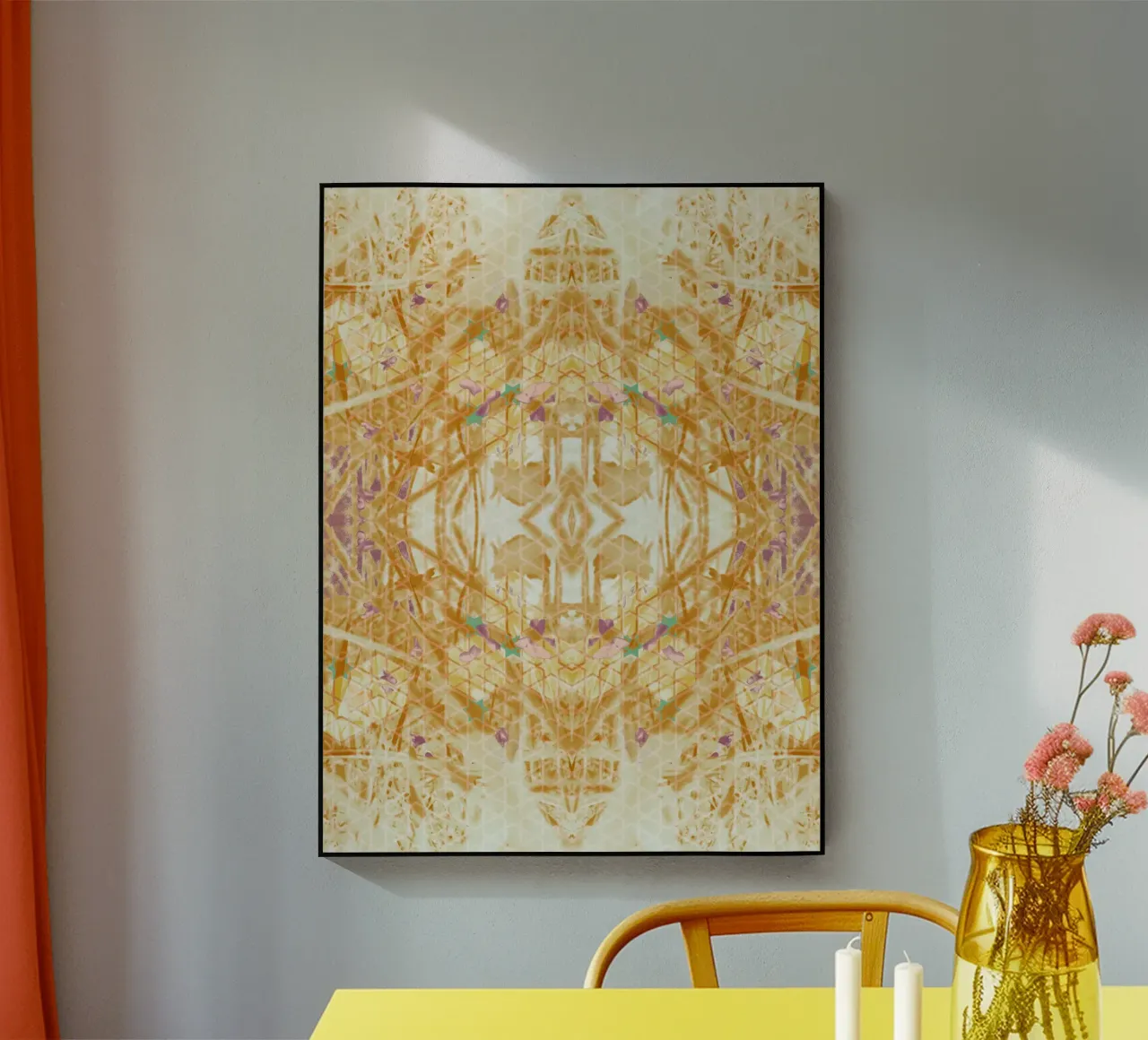 Gartenmuster gold plexiglass da Mandy Becker Photography