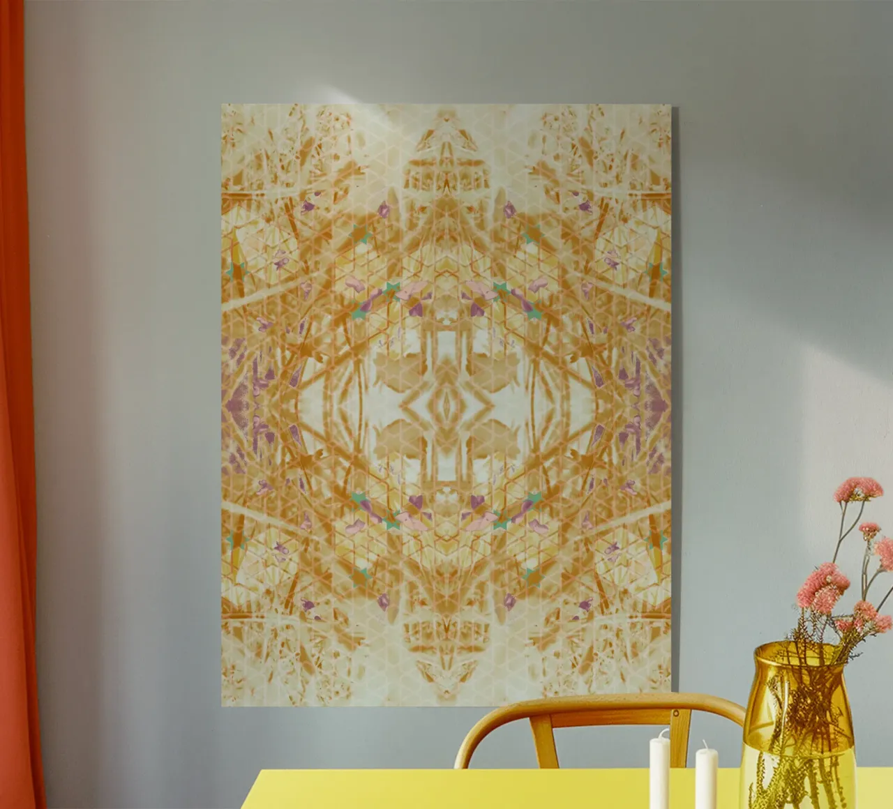 Gartenmuster gold plexiglass da Mandy Becker Photography