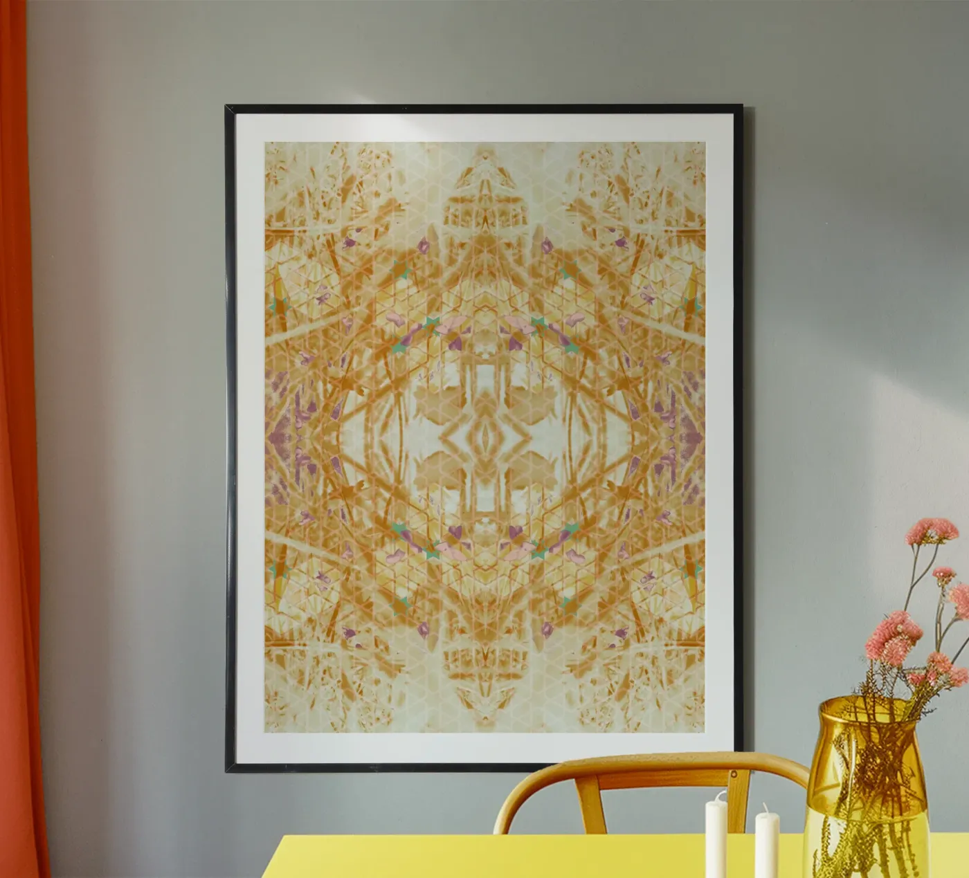 Gartenmuster gold poster da Mandy Becker Photography