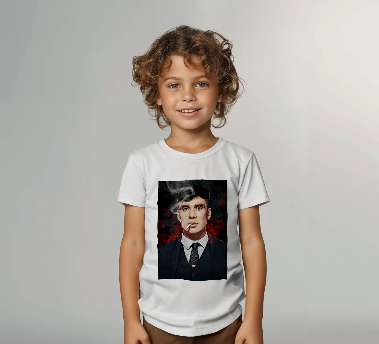 Shelby kids t-shirt by nabakumov